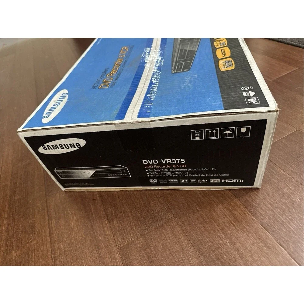 Samsung DVD-VR375 DVD Recorder VCR Combo HDMI 1080p NEW